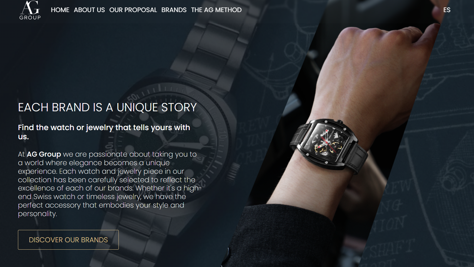 AG Group corporate site preview